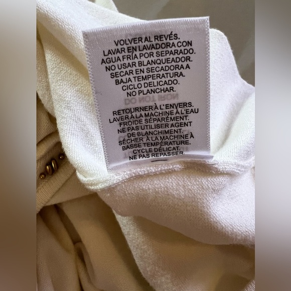 Alfred Dunner Plus size 2X Womens Cream Pullover Sweater Short Sleeve Floral - Picture 4 of 16